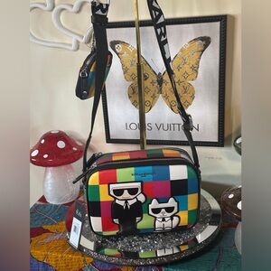 NWT Karl Lagerfeld Paris Maybelle Camera Crossbody. Retail $198.00